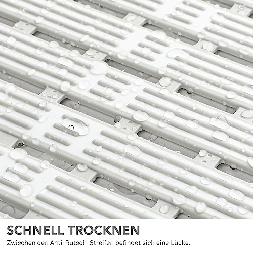 WELTRXE Tappetino da Doccia Rettangolare 68 x 40