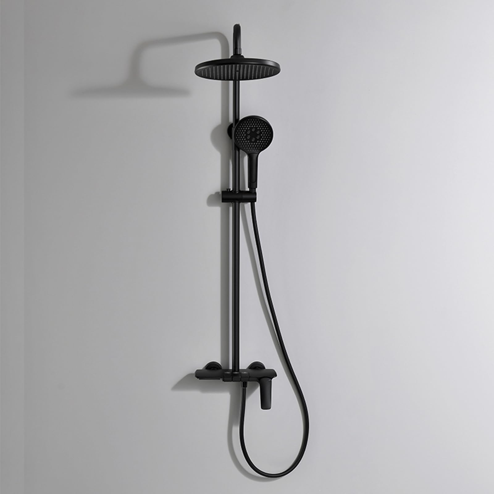 Ensemble de douche pour salle de bain anti-traces avec mitigeur unique