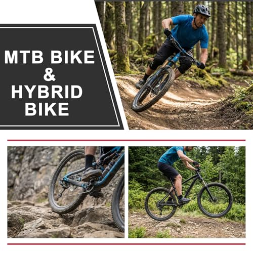 2-Pack Mountain Bike Tires & Tubes Set: 16/20/24/26-Inch