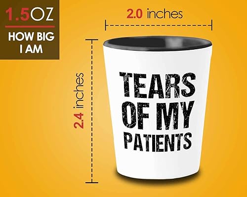 Miniatura 4 de Tears of my Shot Glass 1.5oz - pacientes - Doctor Gift Médico Veterinario Psiquiatra Paciente Hospital Enfermera Psicóloga