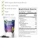powbab Dried Aronia Berries from 100% USA Grown Organic Aronia Chokeberry. No Added Sugar. Not Freeze Dried, Not Frozen. Made in USA Whole Black Chokeberry (6.5 oz)