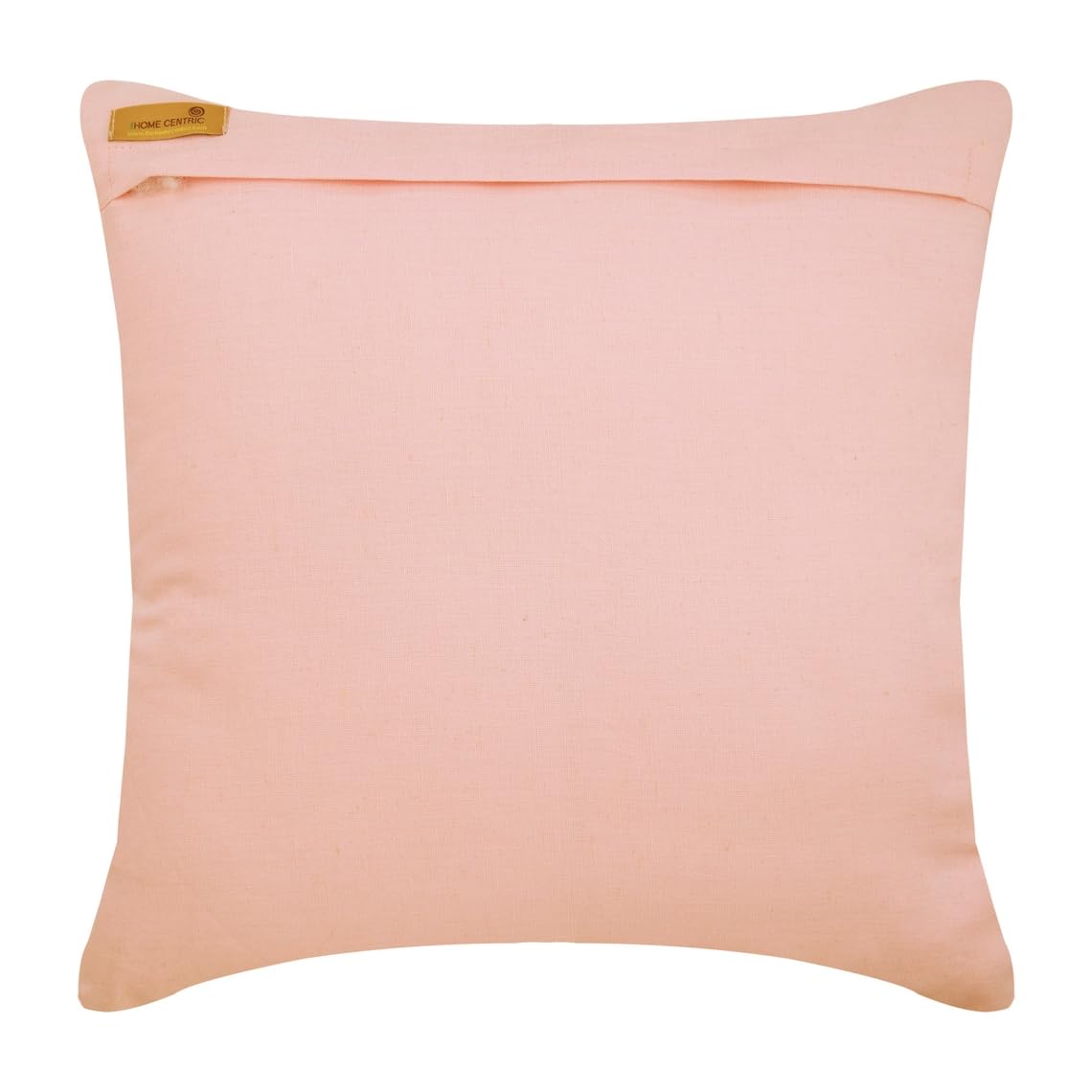 The HomeCentric Rosa 60x60 cm Art Silk Federa, Foglia, Ricamo A Nastro Seta Federa Lettino, Moderno Natura e Fiori Fodere Per Cuscino - Leafy Pink