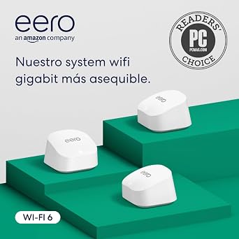Amazon eero 6+ (Pack de 3)