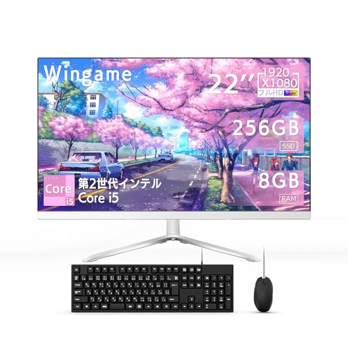 Wingame ݒ ̌^p\R 22^ FHD(1920*1080) Windows11pro MS Office2019 Core i52 fXNgbvp\R ̌^PC LL[{[hEL}EXt/HDMI/VGA/WIFI
