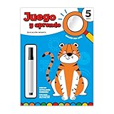  JUEGO Y APRENDO 5 AÑOS - CON LUPA Y ROTULADOR BORRABLE