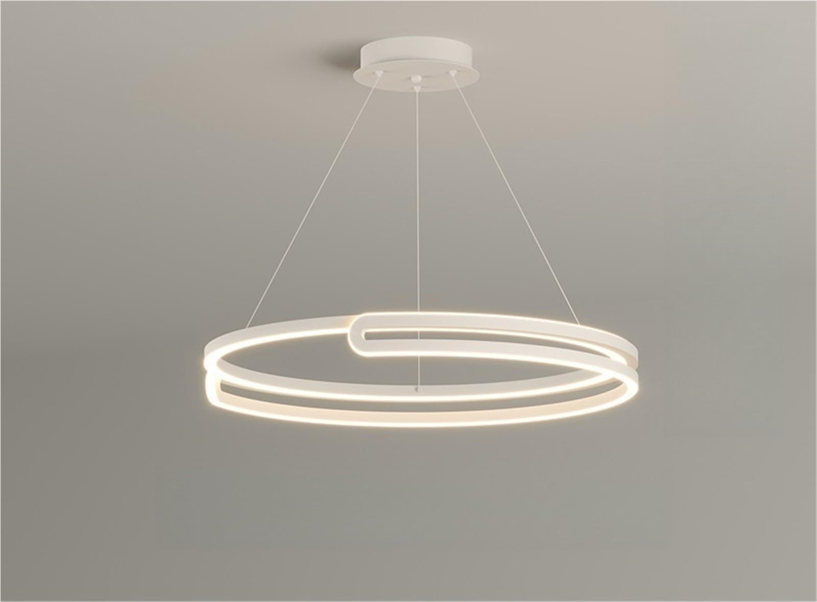 LXMQEF Lampadario Moderno a LED Rotondo Lampada da soffitto dimmerabile per Sala da Pranzo, Soggiorno, Camera da Letto, apparecchi di Illuminazione per la casa, Isola