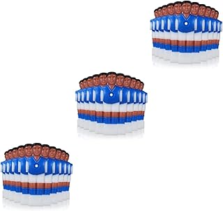 BESPORTBLE 33 Pçs Fantoche Pebolim Jogador De Futebol Capa De Mesa De Futebol De Mesa Masculino Jogador De Futebol De Mesa Estatuetas Figuras De Futebol De Mesa Jogo De Futebol Mini Bolas De