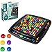Clip Beads Brettspiel,168Pcs Rainbow Ball Elimination Game,Montessori Puzzle Brettspiel Spielzeug,Regenbogenball Matching Spiel,Interaktives Matching Spielspielzeug,Strategiespiel Logikspiel,Denkspiel