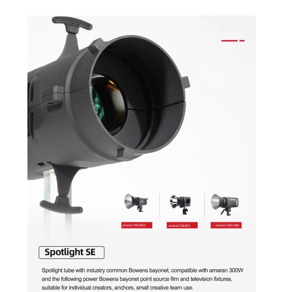 Amazon | Aputure Amaran スポットライト SE 36° レンズキット 投影