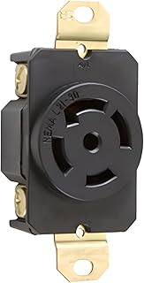 OCS Parts NEMA L21-30 Receptacle | 120/208V - 30A - 4 Pole 5 Wire | cUL Listed Replacement Electical Plugs (L21-30 Receptacle)