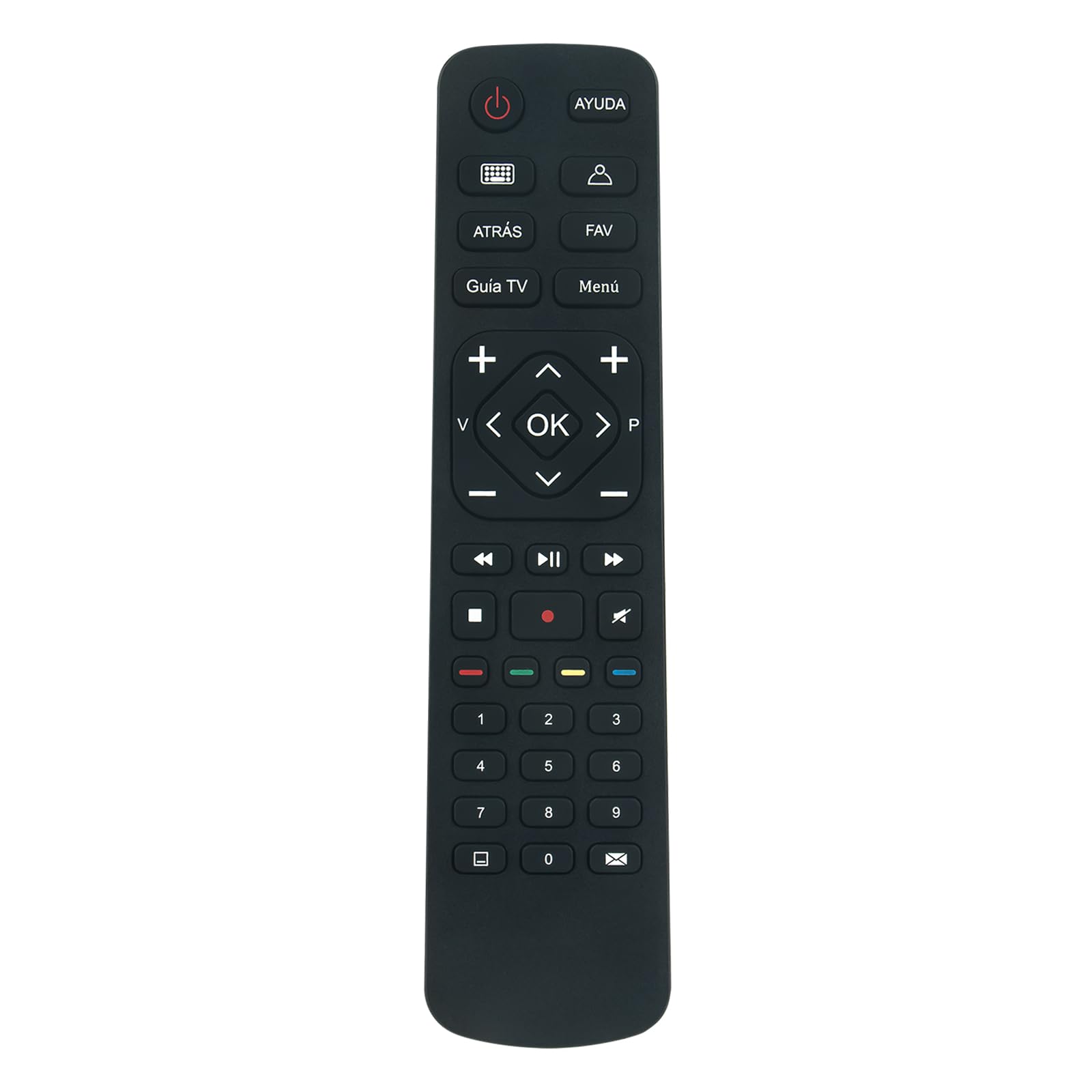 VINABTY Replace Remote Control Fit for Movistar Decoder ZyXEL 2130S M-1920 ADB 2840 Triwave 1420W ADB 5810 ADB 3800/380/v2