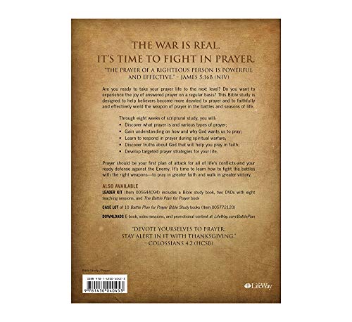 The Battle Plan for Prayer - Bible Study Book Paperback – August 28, 2015 - Image 3