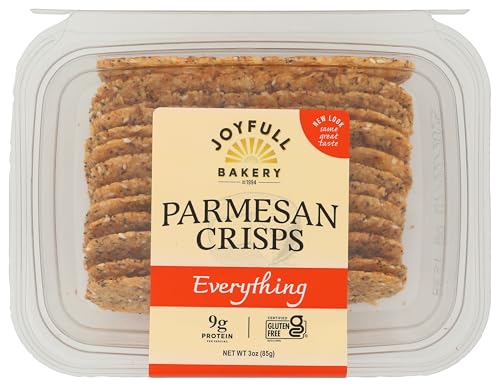 THE JOYFULL BAKERY Everything Parmesan Crisps, 3 OZ