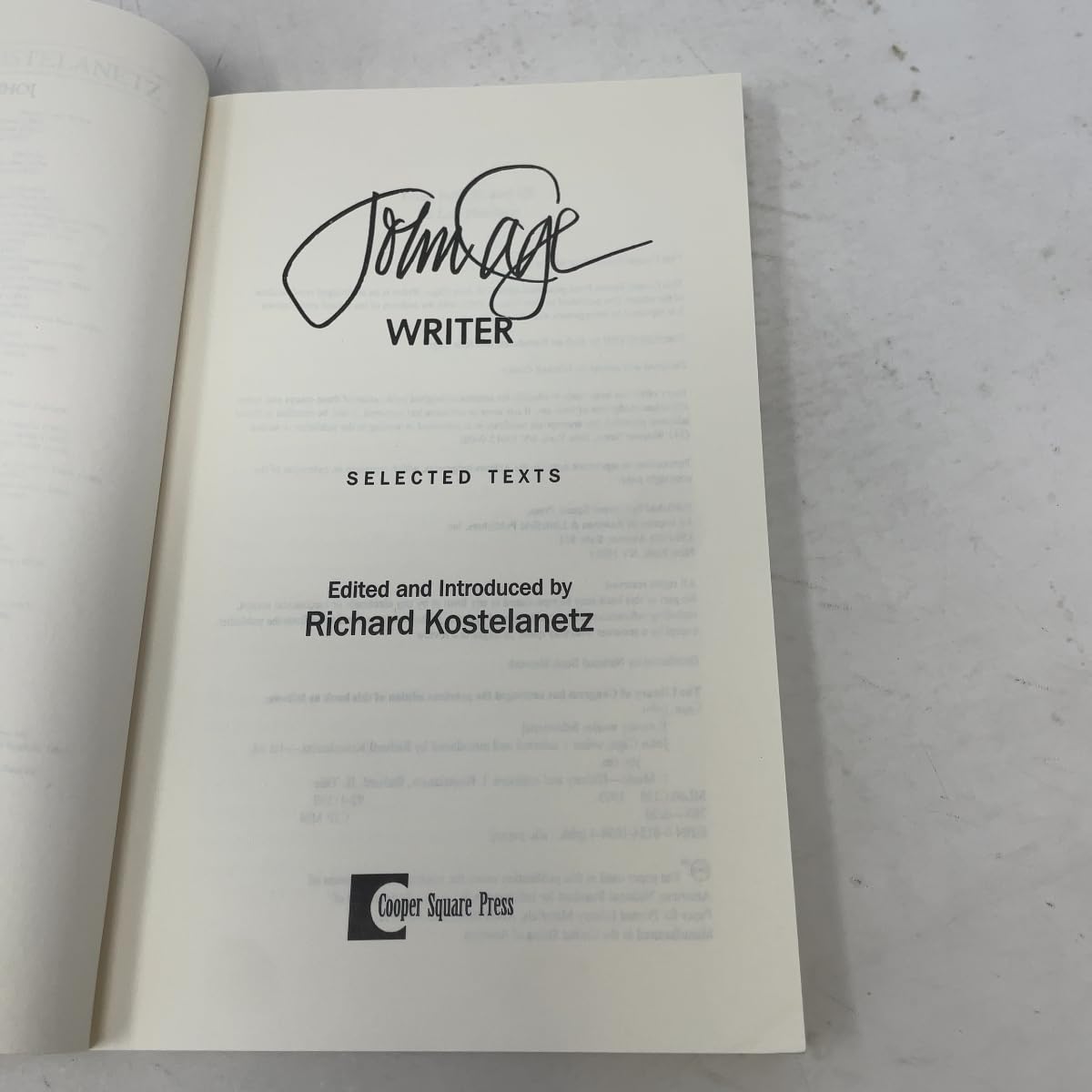 John Cage: Writer: Selected Texts