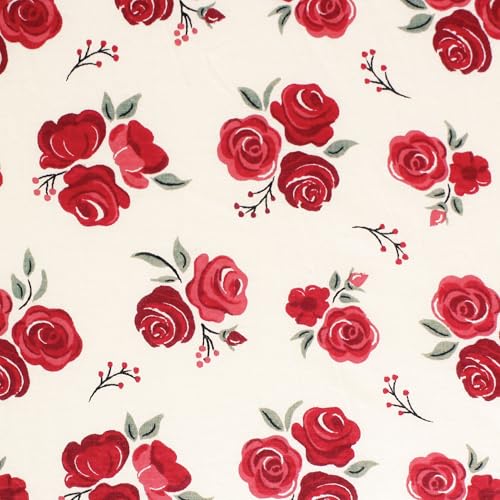 Image of Hudson Baby Unisex Baby Cotton Toddler Pillow Case, Red Rose, One Size