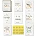 Dessie 56 Pack Inspirational Bible Verse Cards with Envelopes | 8 Unique Scripture Card Designs | Boxed Greeting Card Set with Blessed Stickers And Bonus Self-Reflection E-Journal