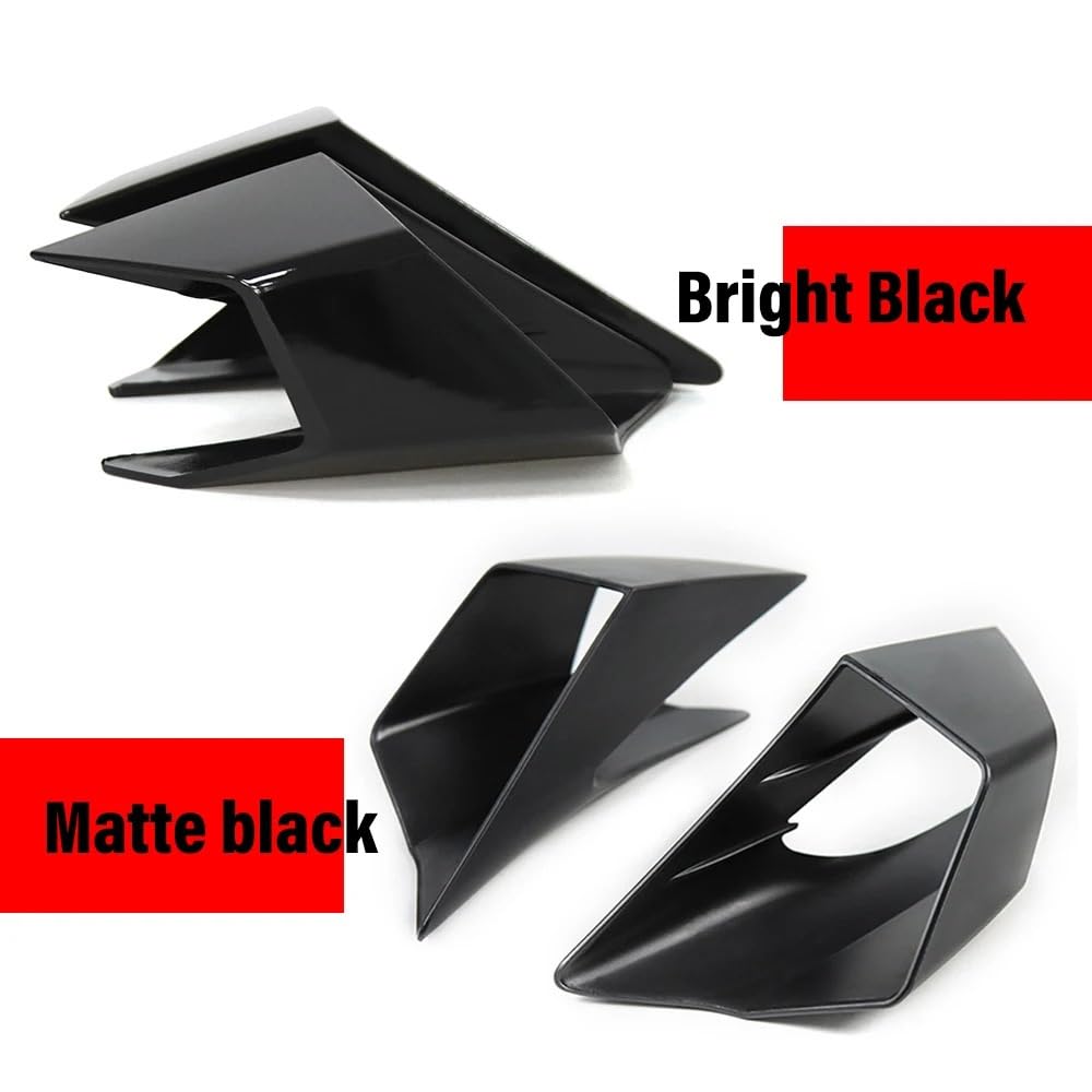 Aerodinamica per Moto Per CBR650R CBR 650R 2019-2023 Kit spoiler anteriore | Kit di protezioni Per la copertura guscio 'ala aerodinamica delle alette della carenatura anteriore(Carbon Pattern)