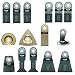 Produktbild 15 x TopsTools UNKA15 Mix Klingen für Bosch Fein (Nicht-StarLock) Makita Milwaukee Einhell Hitachi Parkside Ryobi Worx Workzone Multi Tool Multifunktionswerkzeug Oszillierwerkzeug Zubehör