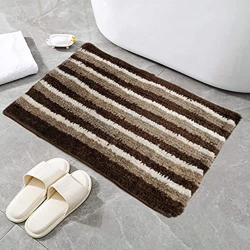 Image of Door Mats for Home | Door Mats for Home Entrance | Door Mat for Bathroom| Soft & Super Absorbent Mats for Shower | Washable, Non-Slip & Quick-Drying Mats (Pack of 2) (Multicolor 15)