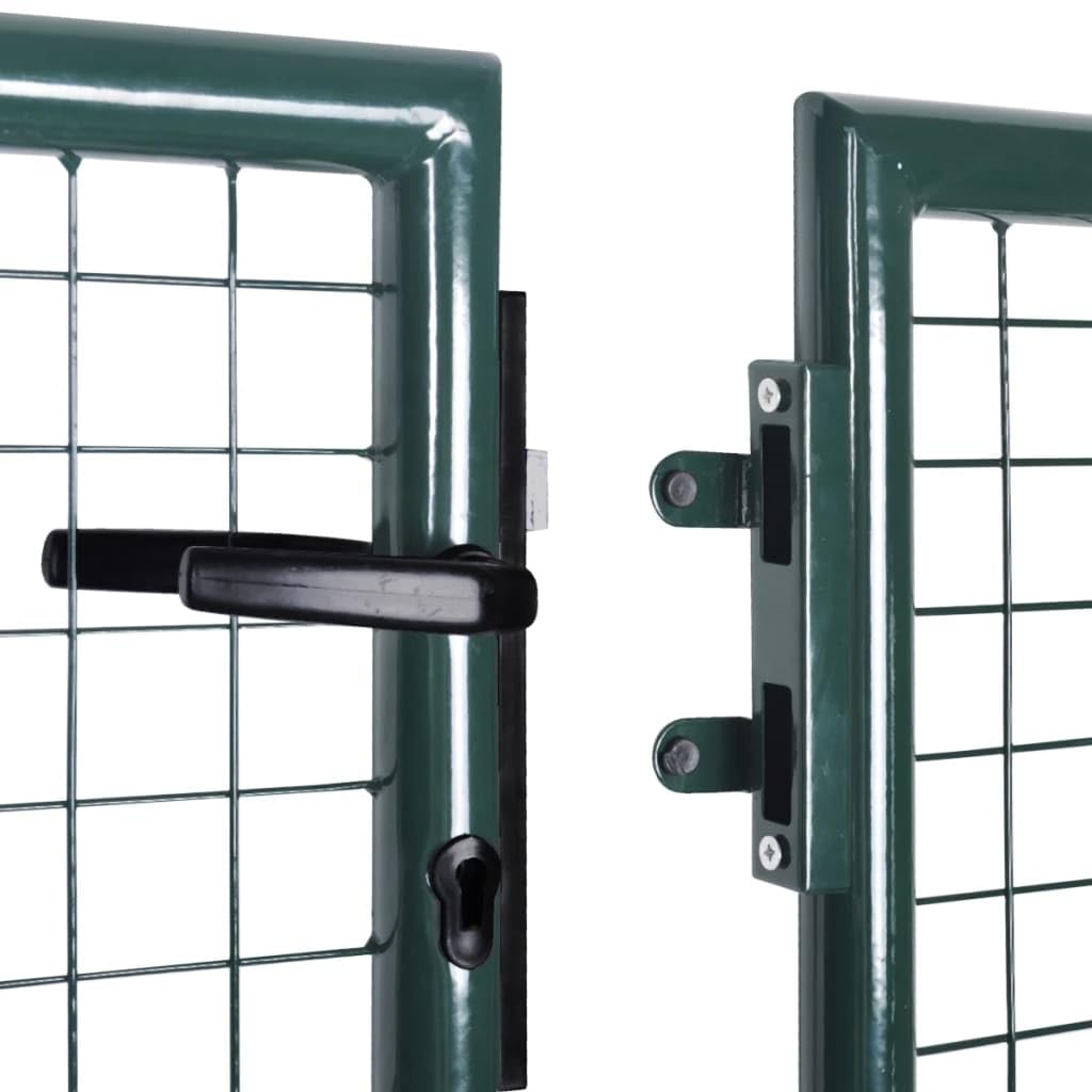 Refined Gartentor Doppeltor Zauntür Tor Garten Zaun Pforte Gartentor für Maschendrahtzaun 289x75 cm / 306x125 cm