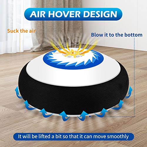 Hover Hockey Set Boys Toys - 2 in 1 Hockey & Soccer Sport Toys With 2 Goals, Hover Ball With LED Lights, Multiplayer Hockey Games, Toys for 3 4 5 6 7 8 9 10 11 12 Year Old Boys Girls Kids Best Gift