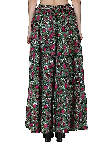 Image of Sttoffa Cotton Printed Women Wear Maxi Long Skirt 40 inch inch Full Length