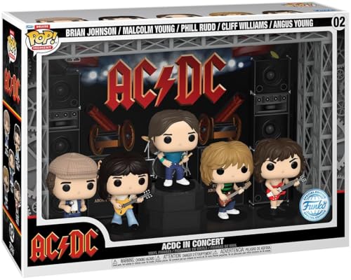 Funko AC/DC In Concert (Thunderstruck Stage) (Pop! Moments Deluxe) Figurine en vinyle 02 Unisexe Pop! Standard
