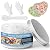 Professional Mosaic Grout for Crafts White - Quick-Dry Crystal Tile Grout with Contrast Color Technology, DIY Art Supplies for Mosaic Glass Decor, Handmade Gifts & Home Improvement Projects