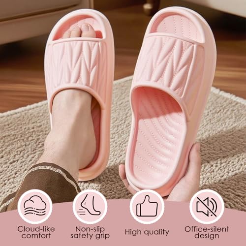 Non Slip Shower Sandals for Men Women Quick Dry Open Toe House Slides Unisex Bathroom Slippers for Indoor Outdoor Beach Travel Use4
