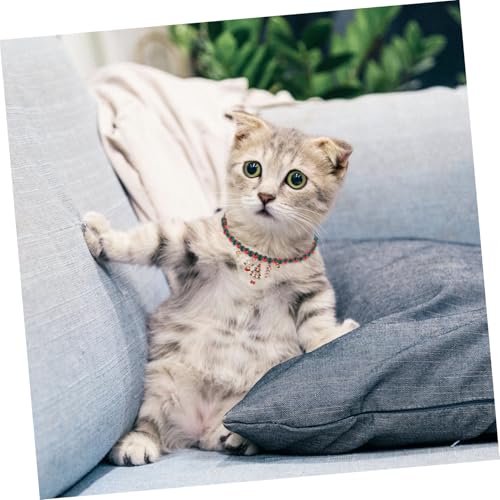 Collier chaton de Noël ajustable pour éviter les irritations durant les fêtes