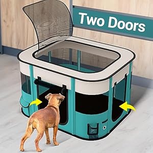 Foldable-Pet-PlaypenPortable-Dog-Cat-Crate-Pet-Kennel-Tent-puppy-playpen-indoor-Free-Carrying-CaseOutdoor-Travel-Use-Camping-for-Small-Large-DogsCatsanimalsLarge - Cucciolini Doodles   Foldable-Pet-PlaypenPortable-Dog-Cat-Crate-Pet-Kennel-Tent-puppy-playpen-indoor-Free-Carrying-CaseOutdoor-Travel-Use-Camping-for-Small-Large-DogsCatsanimalsLarge