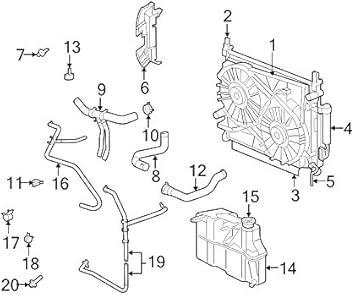 Amazon Com Chrysler Oem Chrysler Radiator Air Seal 04806237ah Image 6 Automotive
