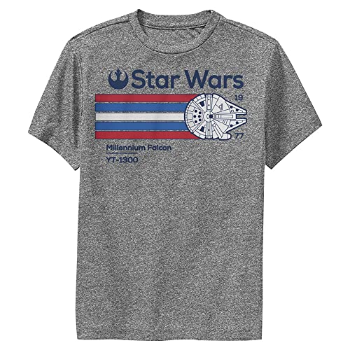 T-shirt Star Wars Millennium Falcon V2 pour l'école et les jeux de garçon