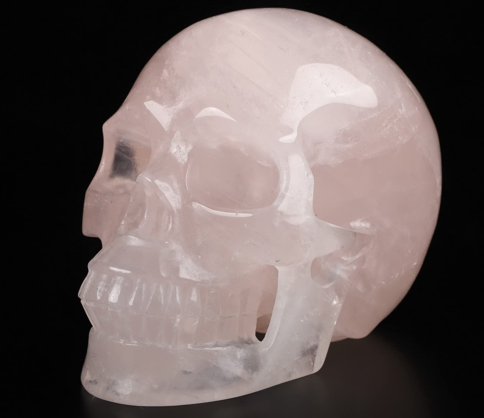 値下げ ディープローズクォーツ♡スカル