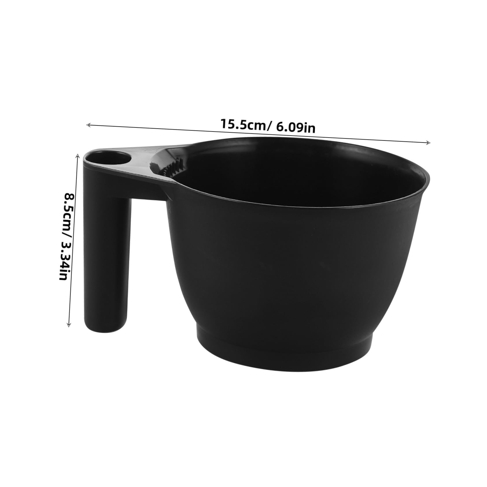 FOMIYES 4pcs Salon Hair Dye Mixing Bowl Professional Hair Coloring Tools with Measurement Handle