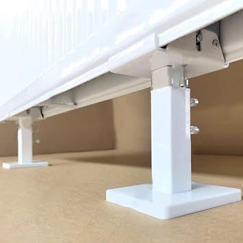 Floor Mounting Radiator Leg Kit, Adjustable Steel Radiator Support ...