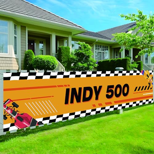 IRCOR Indy-500 Banner Indy-500 Race Day Decorations Indy-500 Decorations