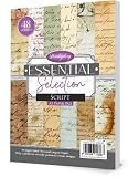Hunkydory Crafts Essential Selection A5 Paper Pad- Script