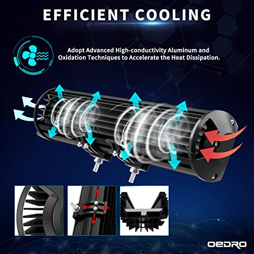 Image of OEDRO LED Light Bar 32 Inch 697W Tri-Row Light Pod Spot Flood Combo