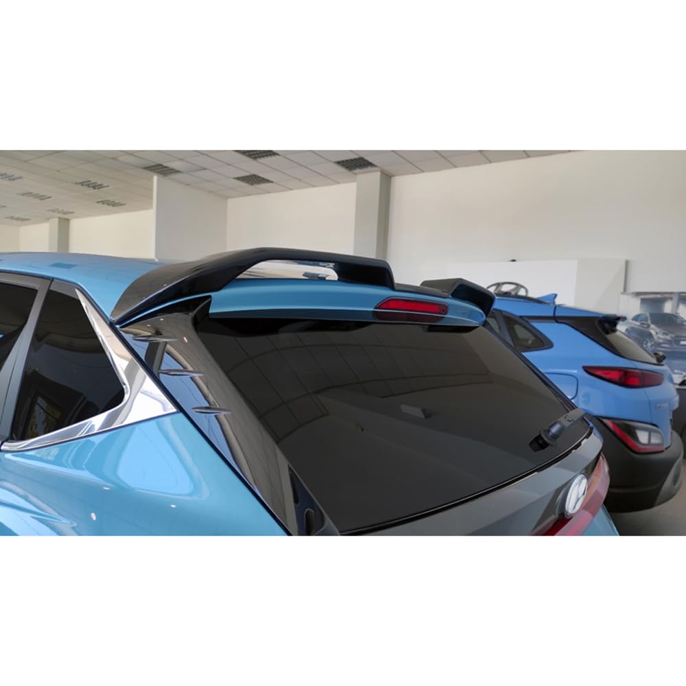 AUTO-STYLE Spoiler da tetto per Hyundai i20 III (BC3) 2020-, posteriore, non verniciato, autoadesivo, bordo in poliuretano ad alta qualità