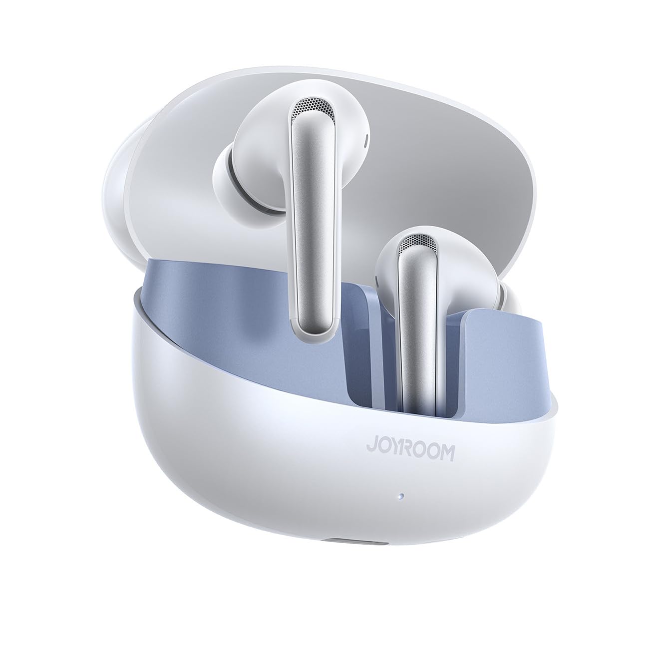 JOYROOM FN2 FunPods 4-Mic ENC Earbuds, EQ, Bluetooth 5.4, ANC Noise Cancellation - White