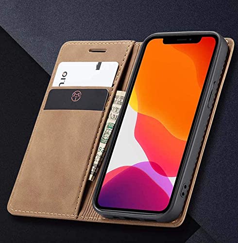 Housse cuir véritable iPhone 12 Mini KANUZ protection rétro chic - 3