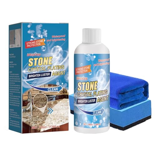 Limpiador de encimeras de granito, limpiador de granito y mármol, abrillantador de piedra y cristalizado (1Pcs)