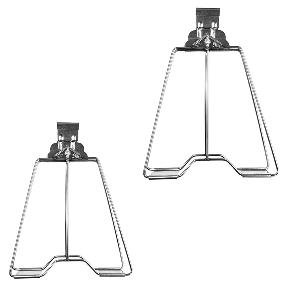 Happyyami 2pcs Chicken Grilling Clamps BBQ Clip for Home Grilling Outdoor Picnics Easy to Clean Roast Clamp for Various Barbecue Scenarios