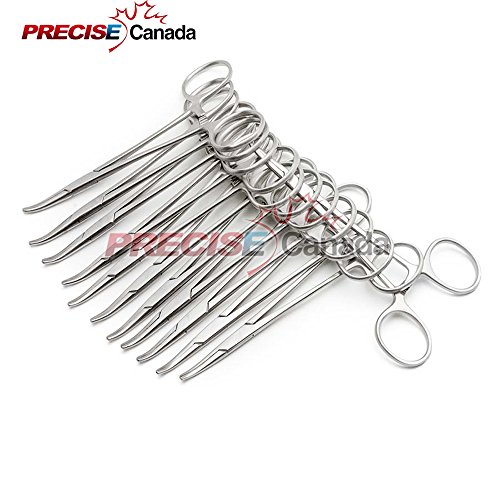 Pack of 12 O.R Grade Mosquito HEMOSTAT Locking FORCEP 5
