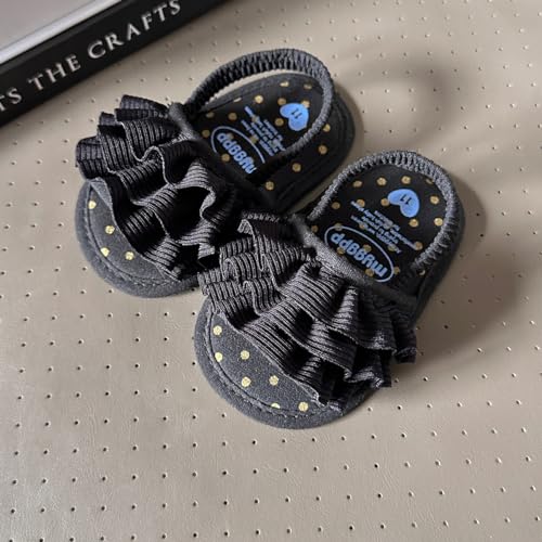 Image of Infant Baby Boys Girls Summer Sandals Party Wedding Dress Flats Shoes Newborn Crib Shoes First Walkers Prewalkers 0-18 Months