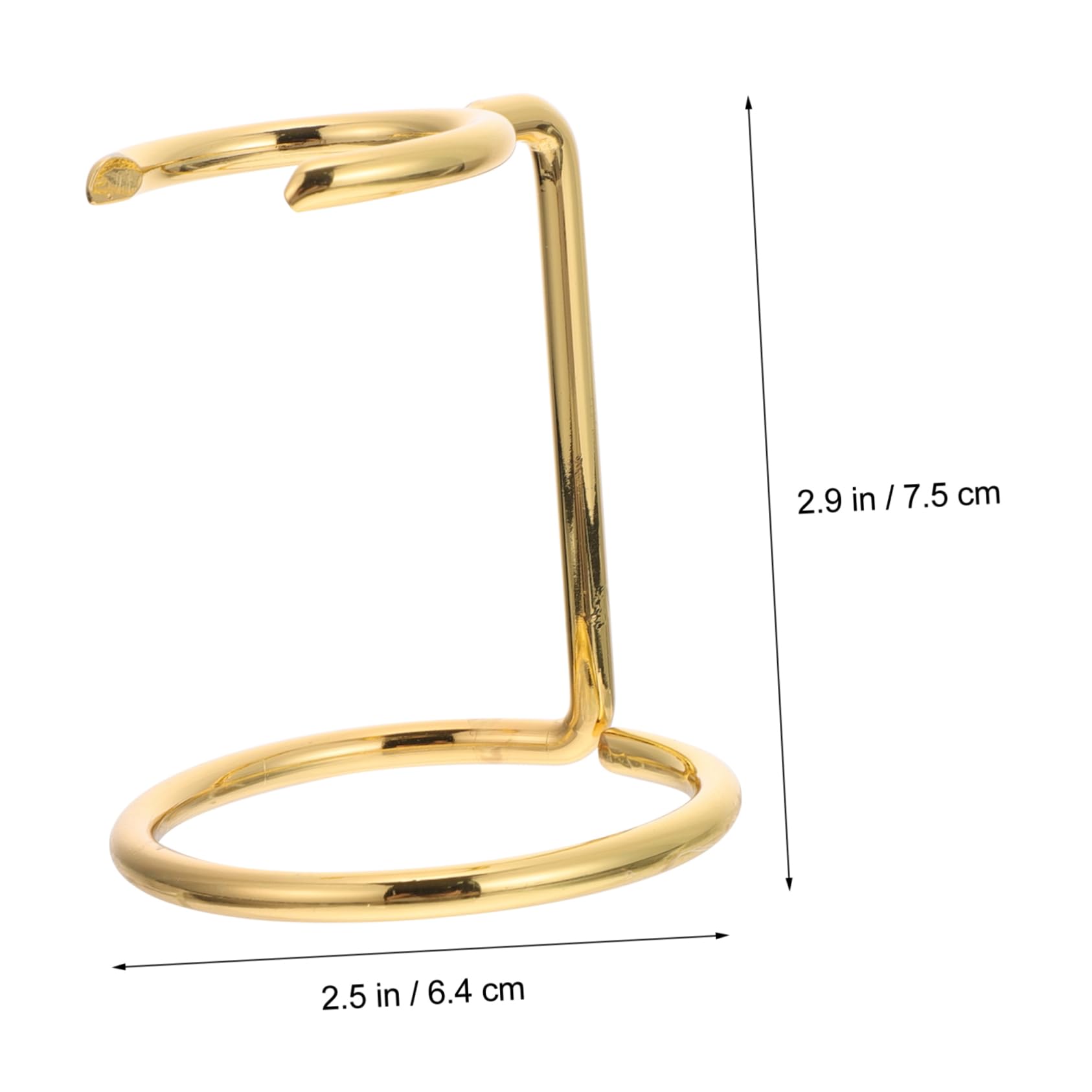 minkissy 3pcs Men's Shaving Stand Wet Shave Brush Metal Razor Rack Shaving Brush Holder Storage Rack