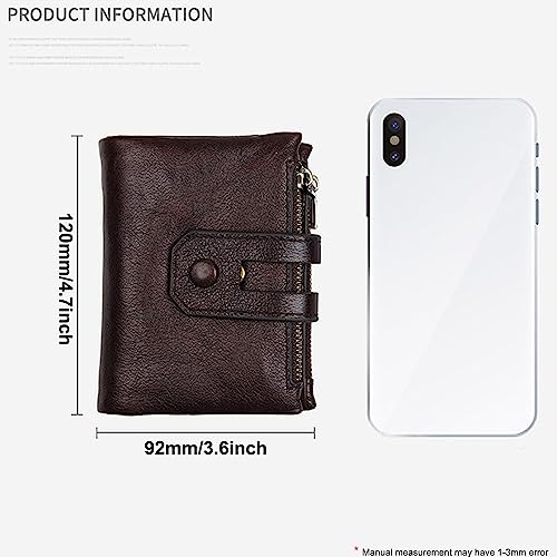 Men's RFID Trifold Wallet - Money Clip Wallet - Wallet for Men - Men's Billfold and Passcase Wallets - Anti Theft Security - Minimalist Mini Durable Slim Men’s Wallet2