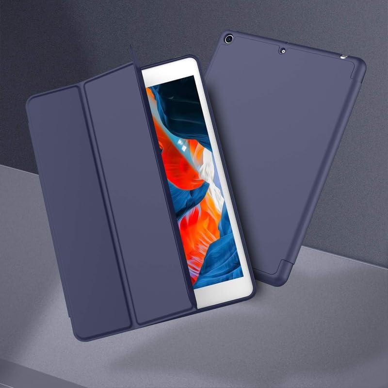 Image of Tablet Case Cover for Apple iPad 10.9 inch (10th Gen) [Auto Sleep /Wake Cover] [Pencil Holder] [Trifold Stand] - Blue