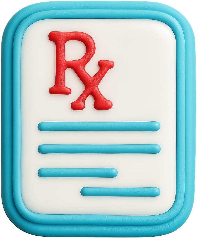 Prescription Pad Cookie Cutter & Stamp, Fondant & Clay - 3x4 image 3